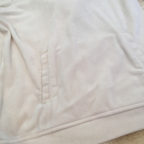 32° Degree Girls 10/12 White Velvet Warm Hoodie - Picture 3 of 10
